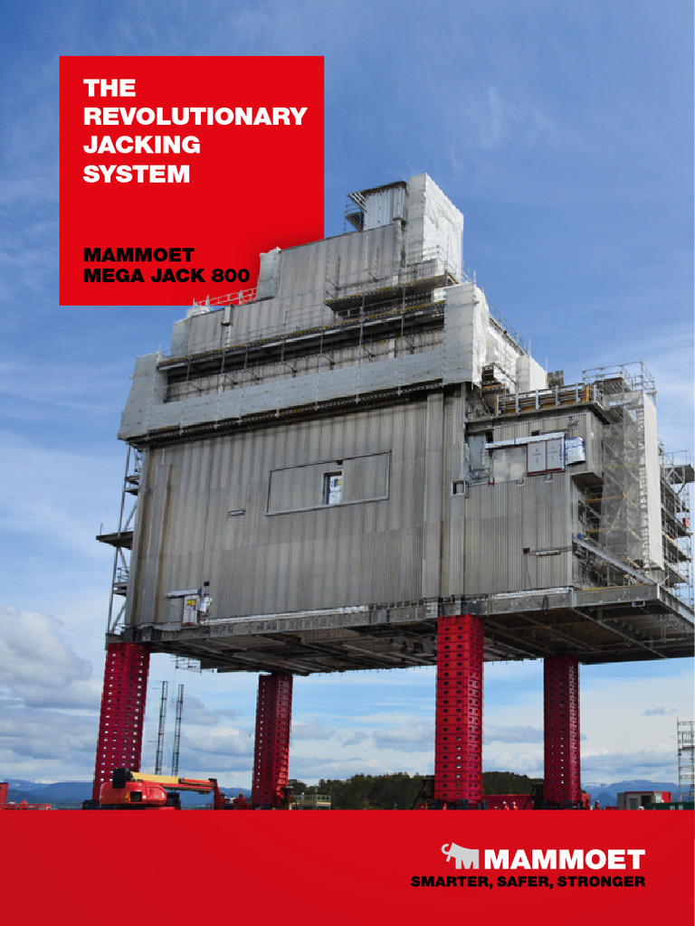 Mammoet Mega Jack 800 Overview | PDF | Crane (Machine) | Engineering