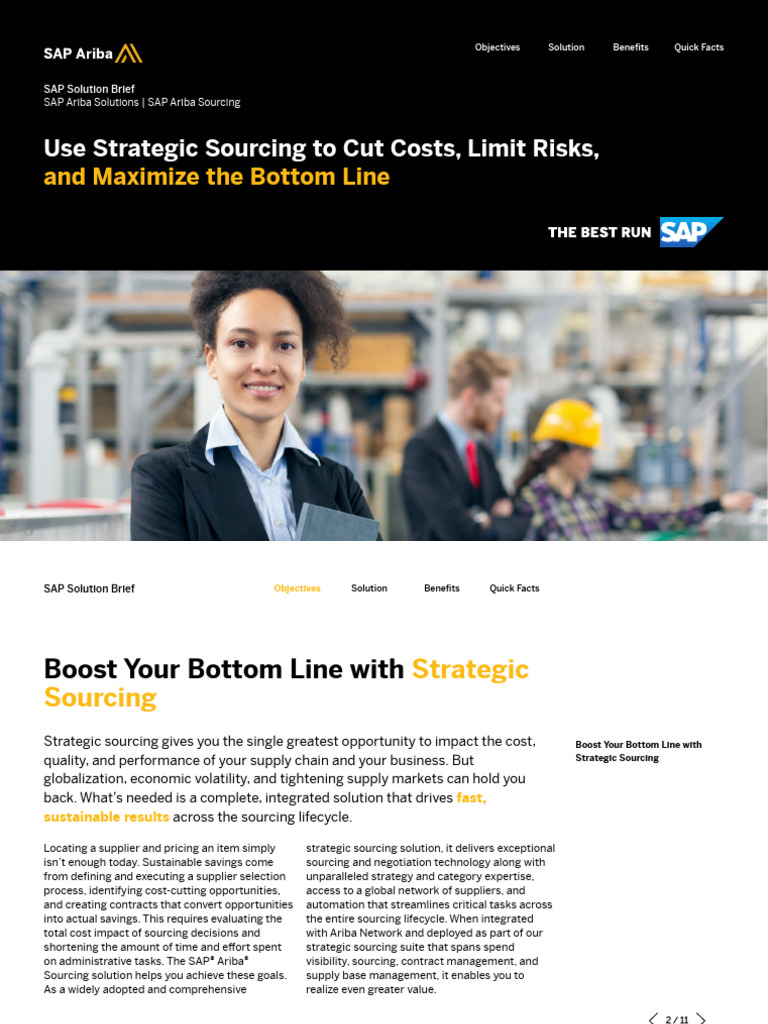 SAP CERTIFIED APPLICATION ASSOCIATE SAP ARIBA SOURCING intelligence overview