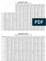 Thời Khóa Biểu: Thực hiện từ 04/12/2023 - Năm học 2023 - 2024