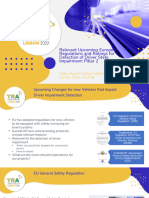 Relevant Upcoming European Regulations and Ratings For Detection of Driver State Impairment