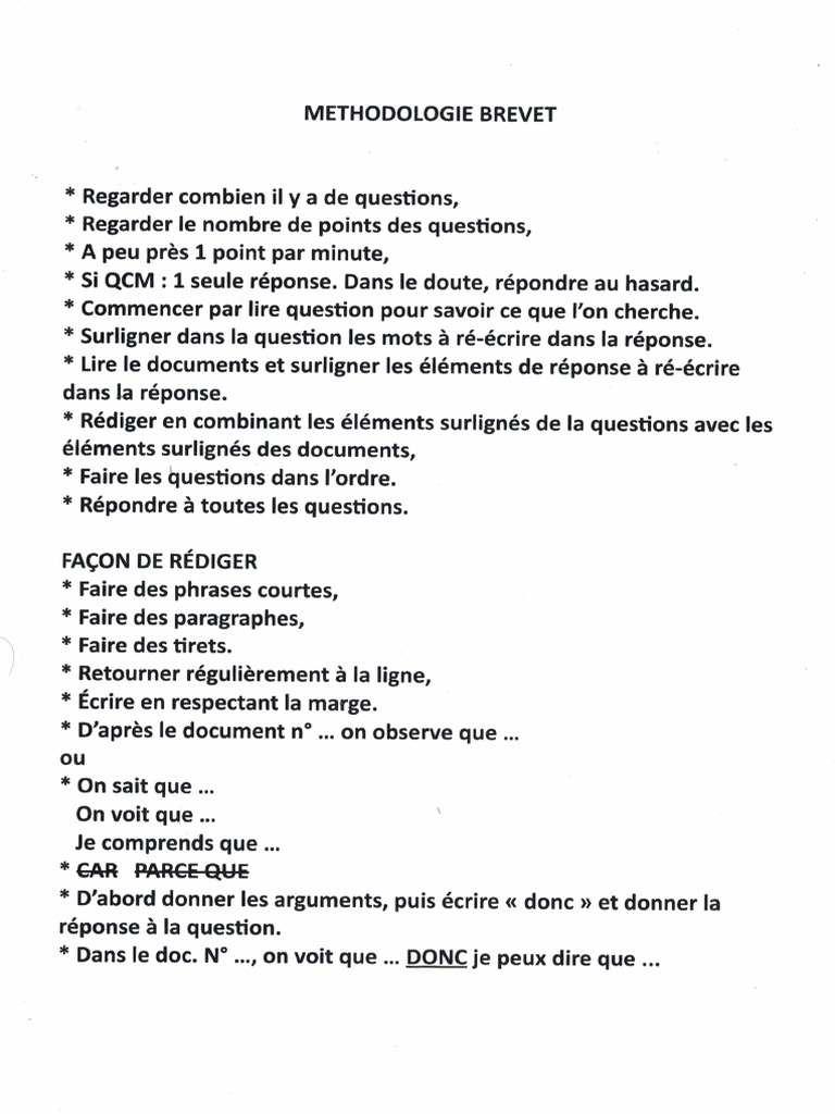 Méthodologie Brevet | PDF