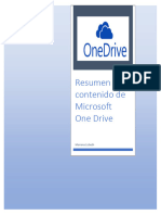 Resumen de One Drive