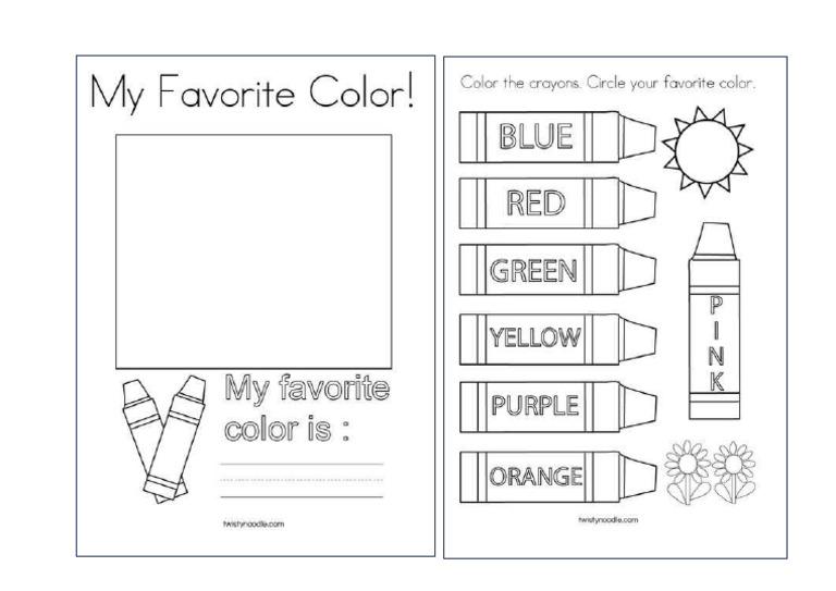 My Favourite Colour Is | PDF