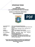 Spesifikasi Teknis Alat Pendukung Final