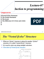 7 - Conditional Statement