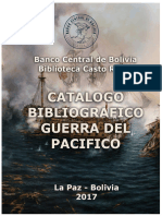 Catalogo Bibliografico de La Guerra Del Pacifico-Para Consultar