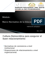 Normativo de La Educación