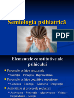 Psihiatrie - Semiologie, Curs 1 Refacut