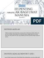 Arti Penting Akhlak Bagi Umat Manusia