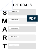 Smart Goals Planner Sheet