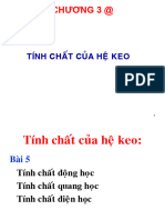 Tính chất của hệ keo