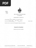 UWI Pre-Science N1 Programme Details | PDF | Academic Degree ...