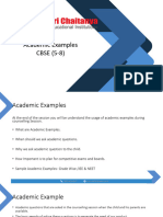 Academic Example - 5-8 (CBSE)