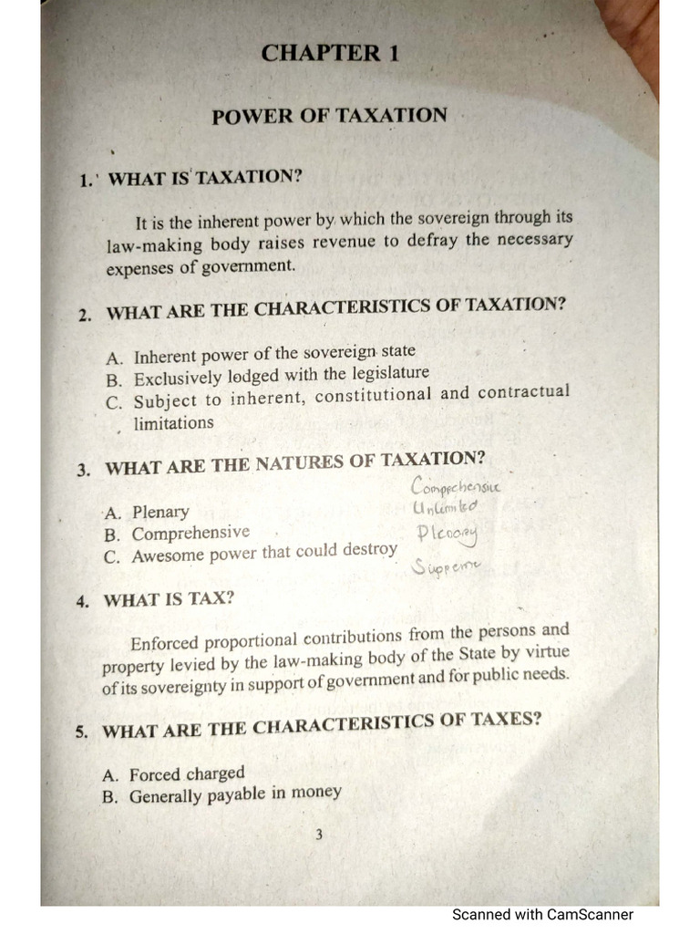 Income Taxation Module I Pdf