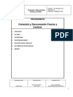 Conexion y Desconexion Fuerza Control PO-AKS-MEL-023