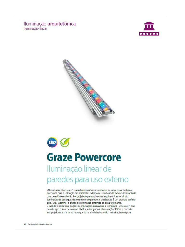 Datasheet Preliminar Graze Powercore | PDF