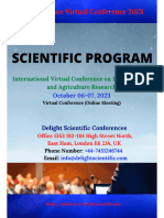 Plant Science Conference 2023 - Scientific Program