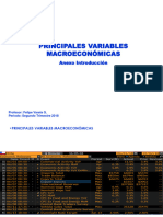 Principales Variables Macroeconómicas