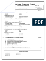 Chemistry Test T4