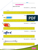 3 - Measuring Lengths Using Inch Ruler