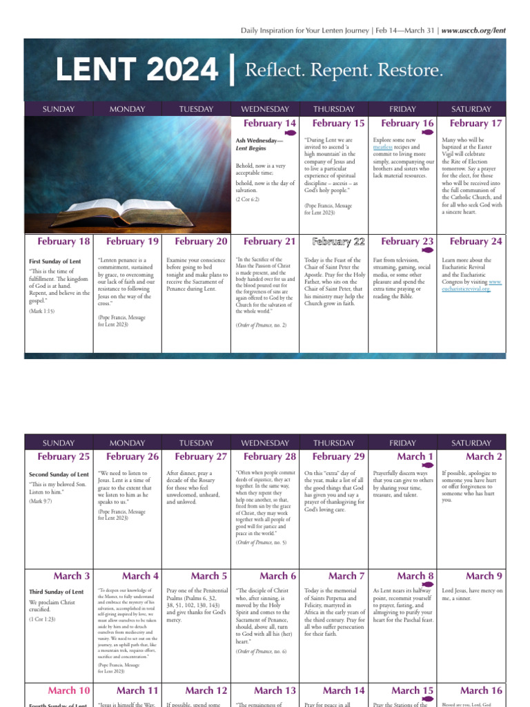 Usccb Readings Calendar 2024 Pdf Free Download Julia Margalo