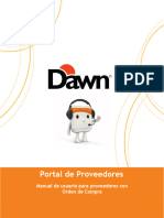 Manual de Portal de Proveedores Con Orden de Compra Dawn Foods