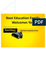 Next Education Family Welcomes You