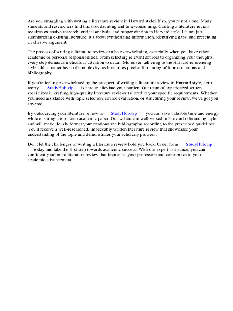 literature-review-harvard-style-sample-pdf-citation-science