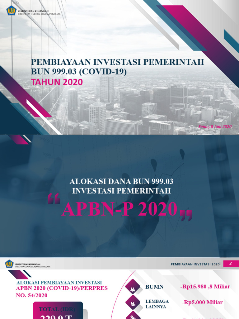 Bahan Deputies ALM - 8 Juni 2020 | PDF