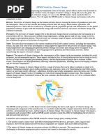 DPSIR Model For Climate Change-1