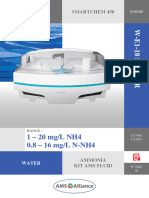 Smartchem 450 - Ammonia Determination in Water