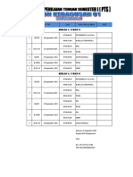 Jadwal PTS SDN Kebagusan 01