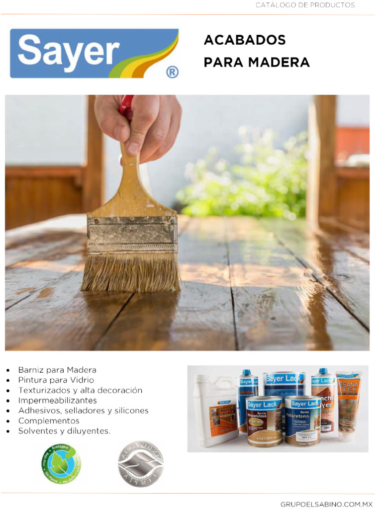 Catalogo Sayer | PDF