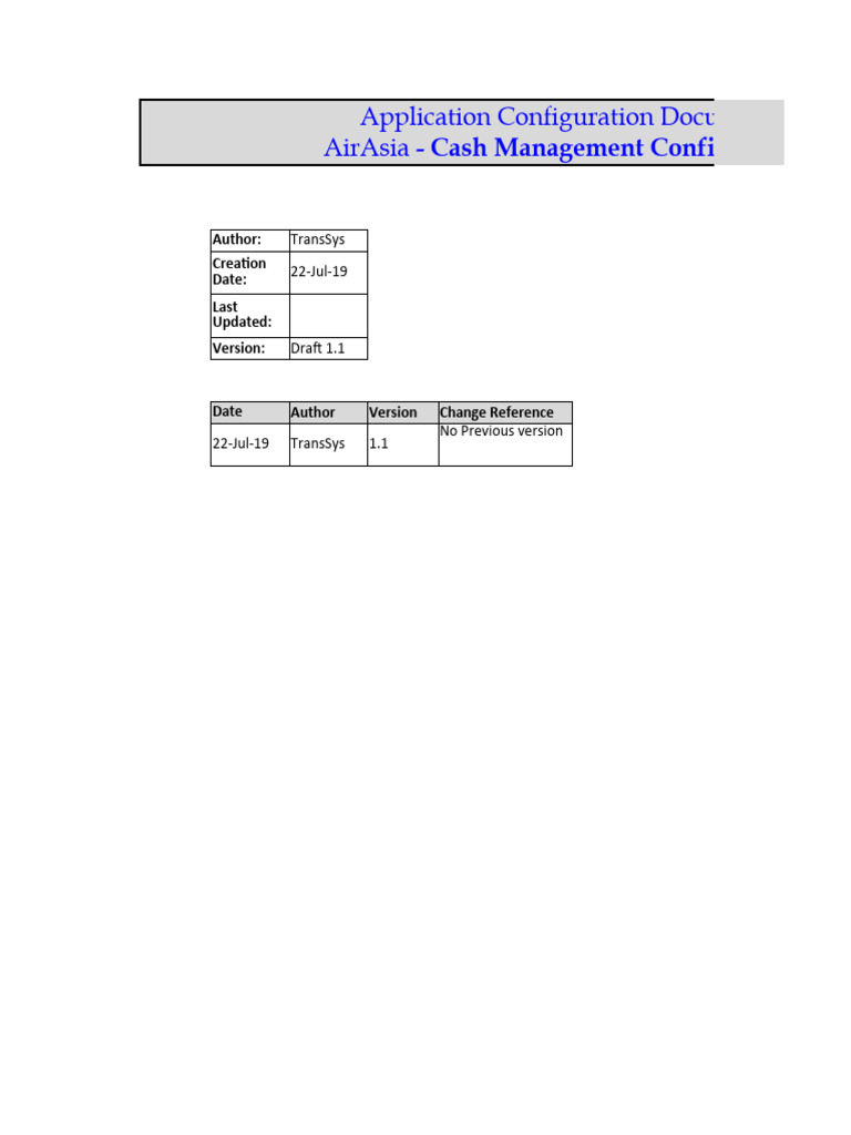 AirAsia Cash Management Setup Guide | PDF | Citibank | Non Aligned Movement