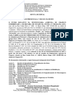 Minuta Edital PP 0011 Aquisição de Tecido de Microfibra