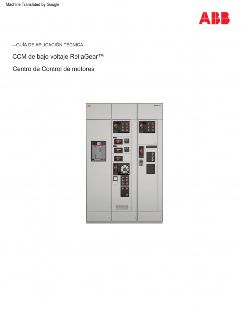 Centro de Control de Motores CCM de Bajo Voltaje Reliagear™ | PDF ...