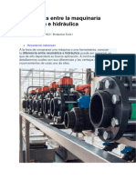 Tema 0. Diferencias Entre La Maquinaria Neumática e Hidráulica