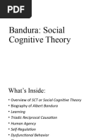 Bandura's Social Cognitive Theory Explained | PDF