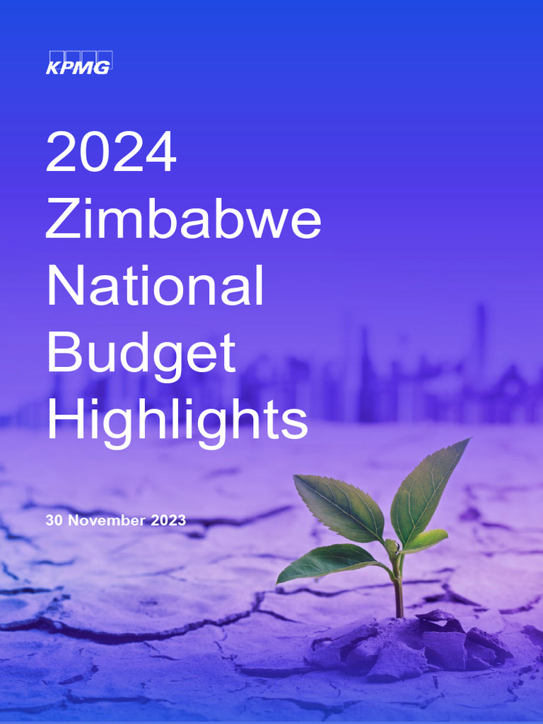 KPMG 2025 Zimbabwe National Budget Highlights PDF Taxes Value