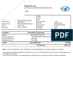 20 - 2021-22 - Ind - Aruja Yash - V Tech - Salary Slip