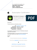 Your Subscription Confirmation