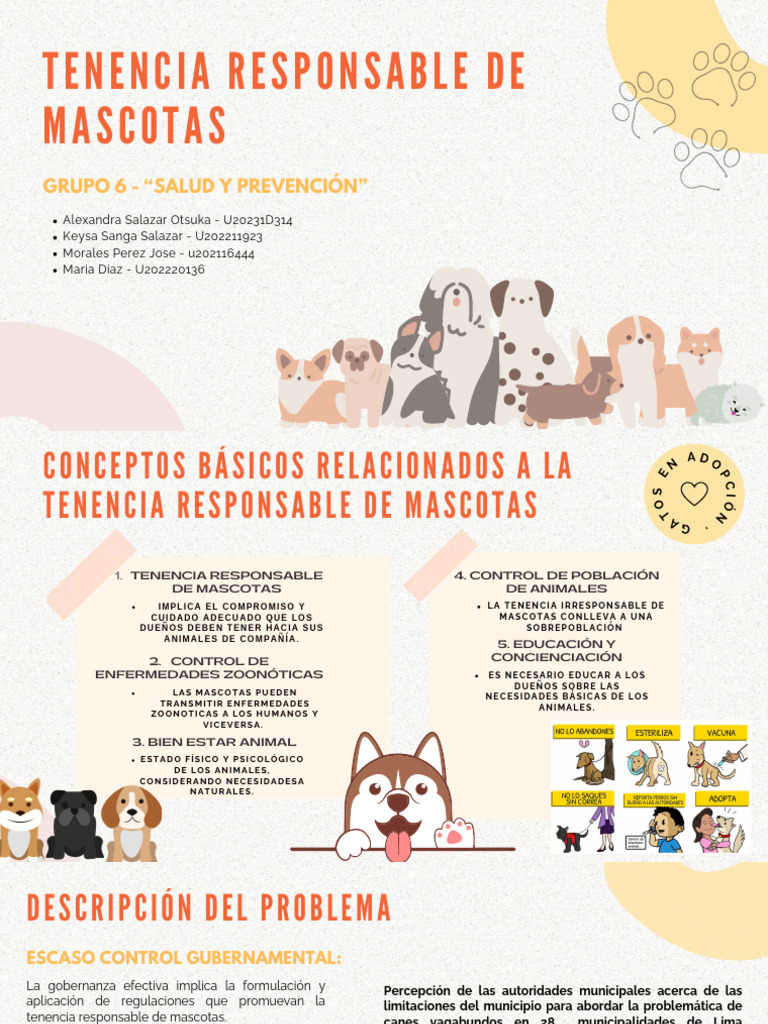 Tenencia Responsable de Mascotas: Claves para el Bienestar Animal | PDF ...