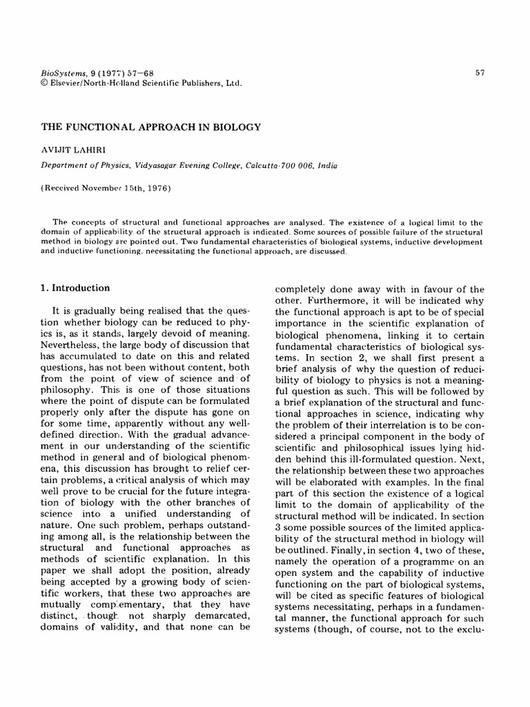 The functional approach in biology compress pdf logic deductive