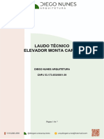 Laudo - Elevador Monta Cargas