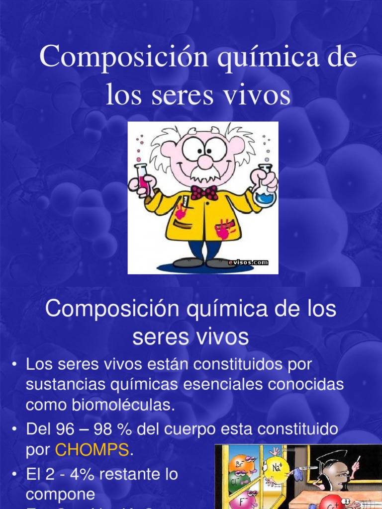 Composicion Quimica de Los Seres Vivos | PDF | Glucosa | Carbohidratos