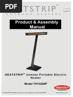 HEATSTRIP THY2200P Electric Stand Assembly Manual Rev B Dec 17