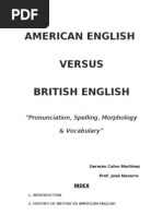 American English vs. British English