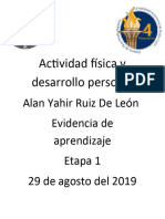 Actividad Física y Desarrollo Personal