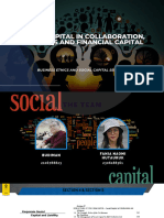 Social Capital in Collaboration, Alliances, and Financial Capital - Team 5