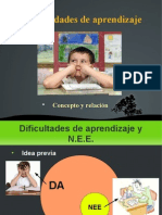 Dificultades Del Aprendizaje